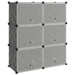 Rackhams Shoe Rack Black 84.5x31x93.5 cm PP - thumbnail 2