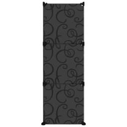 Rackhams Shoe Rack Black 84.5x31x93.5 cm PP - thumbnail 4