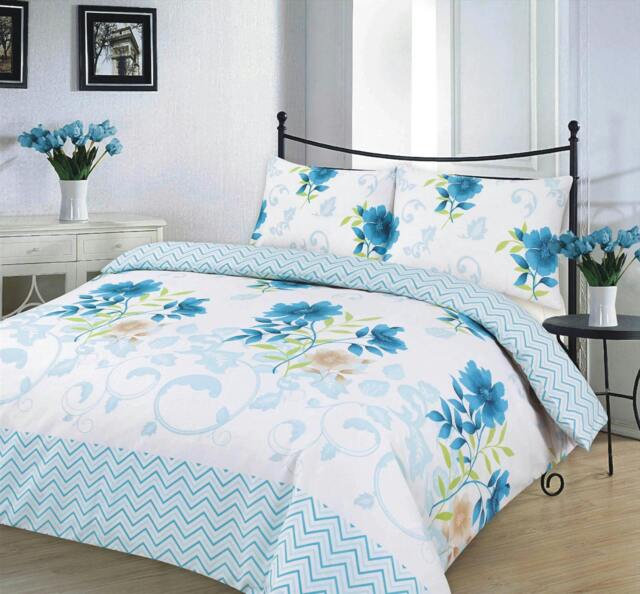 Rackhams Bethany Teal (Blue) Duvet Cover Set - Double - image 1