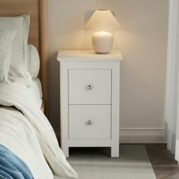 Rackhams Nairn 2-Drawer Petite Bedside Cabinet