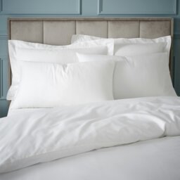 Rackhams 180 Thread Count Egyptian Cotton Duvet Cover Set - Double - thumbnail 2