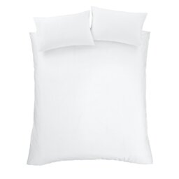 Rackhams 180 Thread Count Egyptian Cotton Duvet Cover Set - Double - thumbnail 4