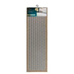 Rackhams Allure Machine Washable Entrance Doormat and Runner Set - Beige - thumbnail 3