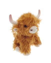 Rackhams Highland Cow Soft Fleece Door Stop - thumbnail 1