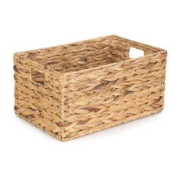 Rackhams Rectangular Water Hyacinth Storage Basket - Medium - thumbnail 4