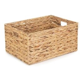 Rackhams Rectangular Water Hyacinth Storage Basket - Medium - thumbnail 5