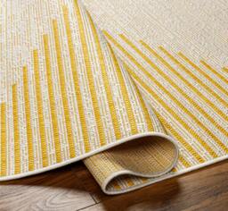 Rackhams Eagean-Global Yellow Ivory Off-White In- & Outdoor Rug - 130 x 180 cm - thumbnail 4