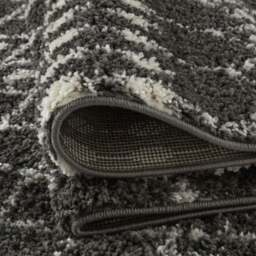 Rackhams Moroccan Dark Grey Shaggy Rug - 1040 - 80X300 cm - thumbnail 4