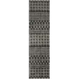 Rackhams Moroccan Dark Grey Shaggy Rug - 1040 - 80X300 cm - thumbnail 1