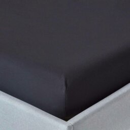 Rackhams Crisp & Cool 200 TC Egyptian Cotton Percale Fitted Sheet – 30 cm Deep - Small Double - Teal - thumbnail 2