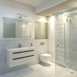 Rackhams Shine Chrome LED 7W Wall Lamp Stylish Polished Chrome Light With IP44 Rating Perfect For Mounting Above A Bathroom Mirror