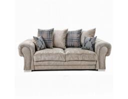 Rackhams Verona Scatter Back Living Room Furniture Range - Warm Mink - 3 Seater - thumbnail 1