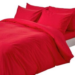 Rackhams Crisp & Cool 200 TC Egyptian Cotton Percale Duvet Cover Set - King - Pink - thumbnail 2