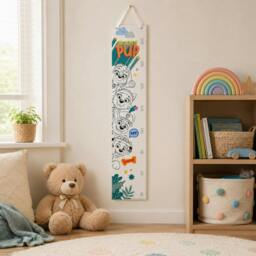 "Rackhams Paw Patrol ""Growing Pup"" Colour in Height Chart - Multi - Height chart" - thumbnail 4