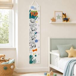 "Rackhams Paw Patrol ""Growing Pup"" Colour in Height Chart - Multi - Height chart" - thumbnail 3