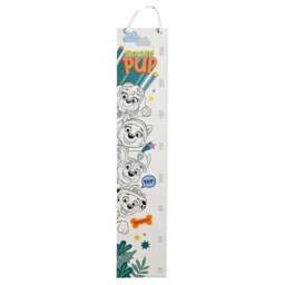 "Rackhams Paw Patrol ""Growing Pup"" Colour in Height Chart - Multi - Height chart"