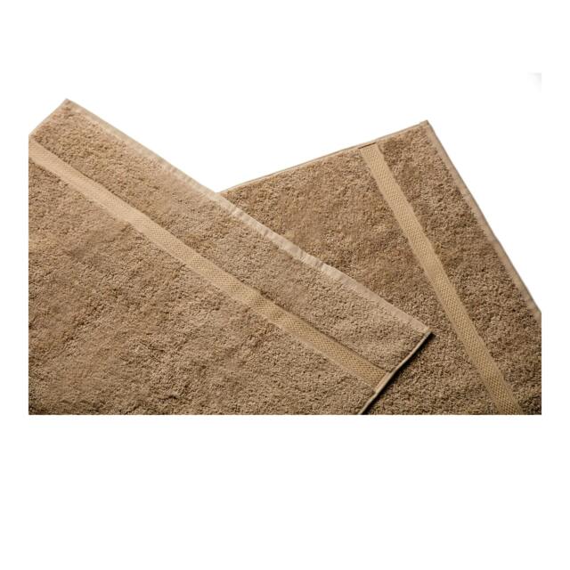 Rackhams Hotel Madison Bath Towel - Pebble - One Size - Pebble - 100% Ringspun Cotton - image 1