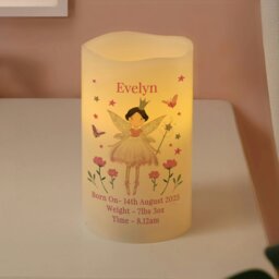 Rackhams Personalised Fairy Princess Night Light LED Candle - thumbnail 2