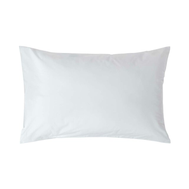 Rackhams Egyptian Cotton Housewife Pillowcase 200 TC, Standard Size - White - image 1