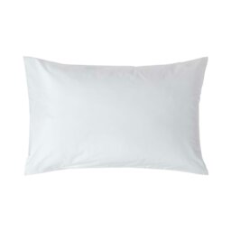 Rackhams Egyptian Cotton Housewife Pillowcase 200 TC, Standard Size - White - thumbnail 1