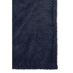 Rackhams Chunky Blanket - Navy - One Size - Navy - 100% Polyester - thumbnail 3