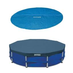 Rackhams Metal Frame Pool And A Pool Cover - 10FT