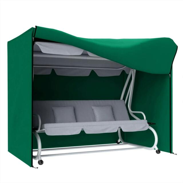 Rackhams 220 x 125cm Three-Seater Swing Chair Protective Cover - Green