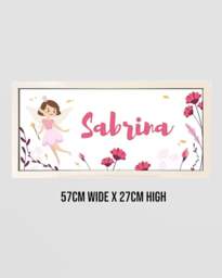 Rackhams Personalised Fairy Wall Art Print for Girls - Framed & Whimsical - thumbnail 6