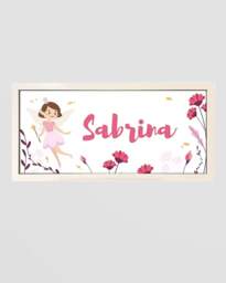 Rackhams Personalised Fairy Wall Art Print for Girls - Framed & Whimsical - thumbnail 2