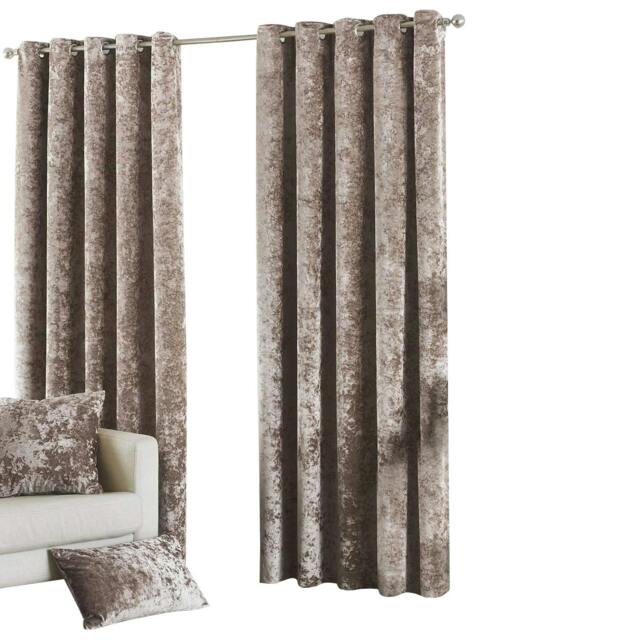 Rackhams Riva Paoletti Verona Eyelet Curtains - Oyster - 66 x 54in - Oyster - 100% Polyester - image 1