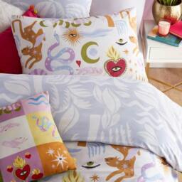 Rackhams Alchemy Abstract Duvet Cover Set - Multicoloured - King - Multicoloured - 50% Cotton/50% Polyester - thumbnail 2
