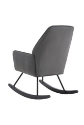 Rackhams Comfy Grey Nursery Rocking Chair - Grey - thumbnail 4