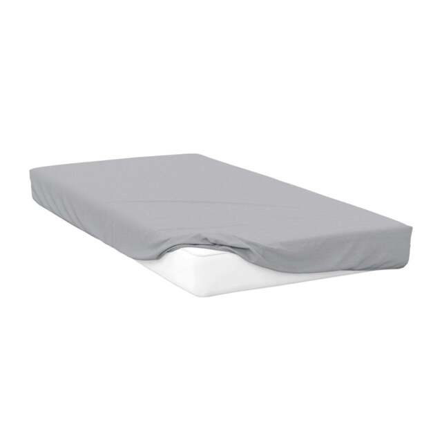 Rackhams 400 Thread Count Egyptian Cotton Extra Deep Fitted Sheet - Platinum - Platinum - Single - 100% Egyptian Cotton - image 1