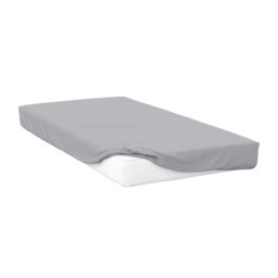 Rackhams 400 Thread Count Egyptian Cotton Extra Deep Fitted Sheet - Platinum - Platinum - Single - 100% Egyptian Cotton - thumbnail 2