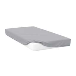 Rackhams 400 Thread Count Egyptian Cotton Extra Deep Fitted Sheet - Platinum - Platinum - Single - 100% Egyptian Cotton - thumbnail 4