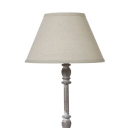 Rackhams Antia Stem Table Lamp (UK Plug) - White - 29cm x 9cm x 9cm - White - 100% Mixed - thumbnail 3