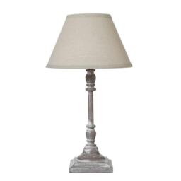 Rackhams Antia Stem Table Lamp (UK Plug) - White - 29cm x 9cm x 9cm - White - 100% Mixed
