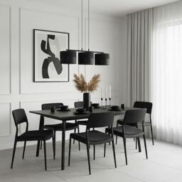 Rackhams KARBON Pendant Lamp 3 x E27 Black - thumbnail 6