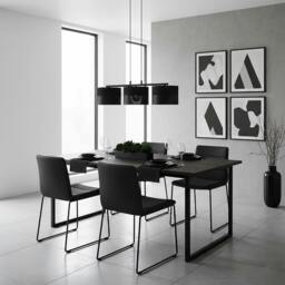 Rackhams KARBON Pendant Lamp 3 x E27 Black - thumbnail 5