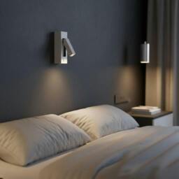 Rackhams 3 Watt LED White Wall Mounted Reading Light - thumbnail 1