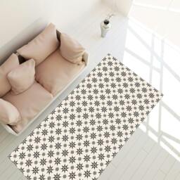 Rackhams WFM6122 - Alabaster and Pebble Granada Heritage Tiles Rug Mat 120cm x 60 cm