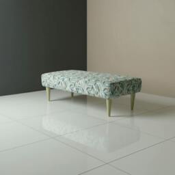 Rackhams Handcrafted UK Seating Bench – Durable Upholstered Designer Bench for Living Room -  40 x 40 Inches (102 x 102cm) - thumbnail 5