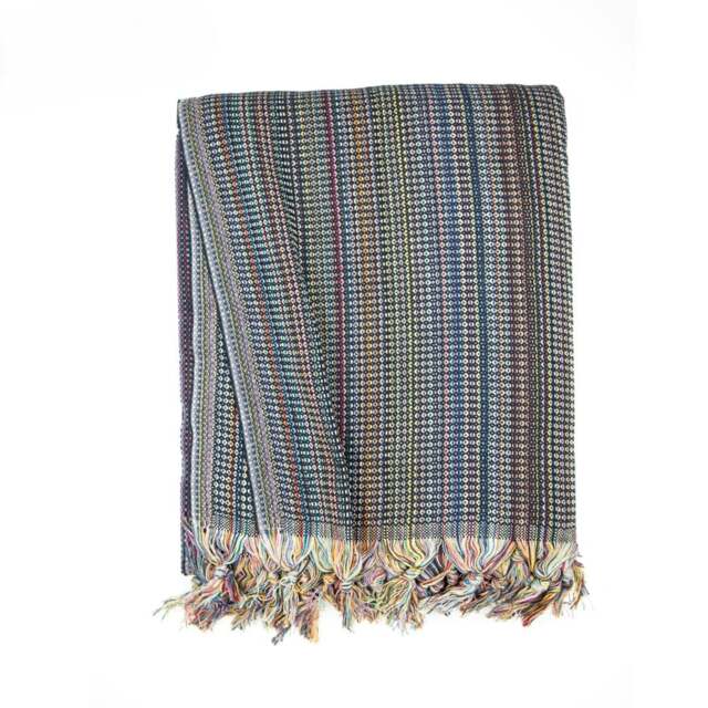 Rackhams Myrtle XL Cotton Blanket - Black - image 1