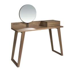 Rackhams Walnut Dressing Table With Mirror 7000