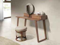 Rackhams Walnut Dressing Table With Mirror 7000 - thumbnail 3