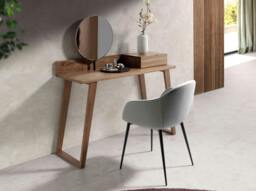 Rackhams Walnut Dressing Table With Mirror 7000 - thumbnail 6
