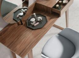 Rackhams Walnut Dressing Table With Mirror 7000 - thumbnail 5