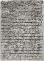 Rackhams Carved Glamour Silver Grey Shaggy Rug - 160X230 cm