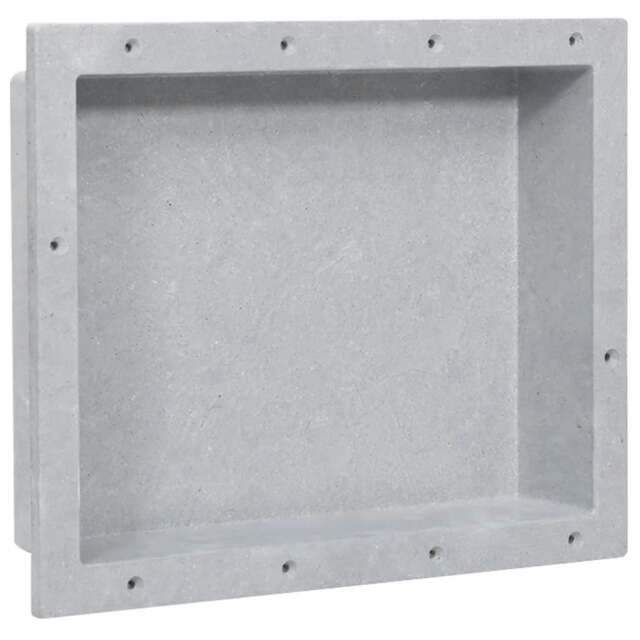 Rackhams Shower Niche Matt Grey 41x51x10 cm