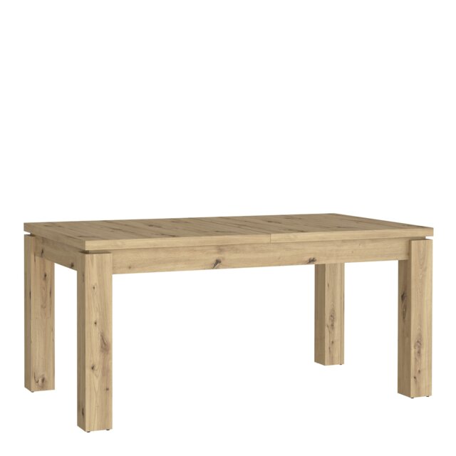 Rackhams Trondheim Extending Dining Table in Artisan Oak - Brown - No - Brown - image 1